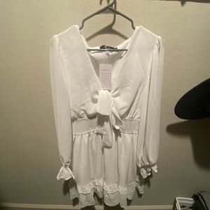 WHITE DRESS PERFECT FOR BRIDE SEASON!